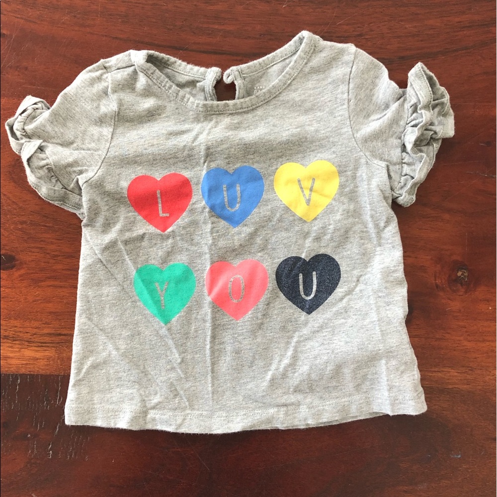 Baby Girl Flutter Sleeve Tee